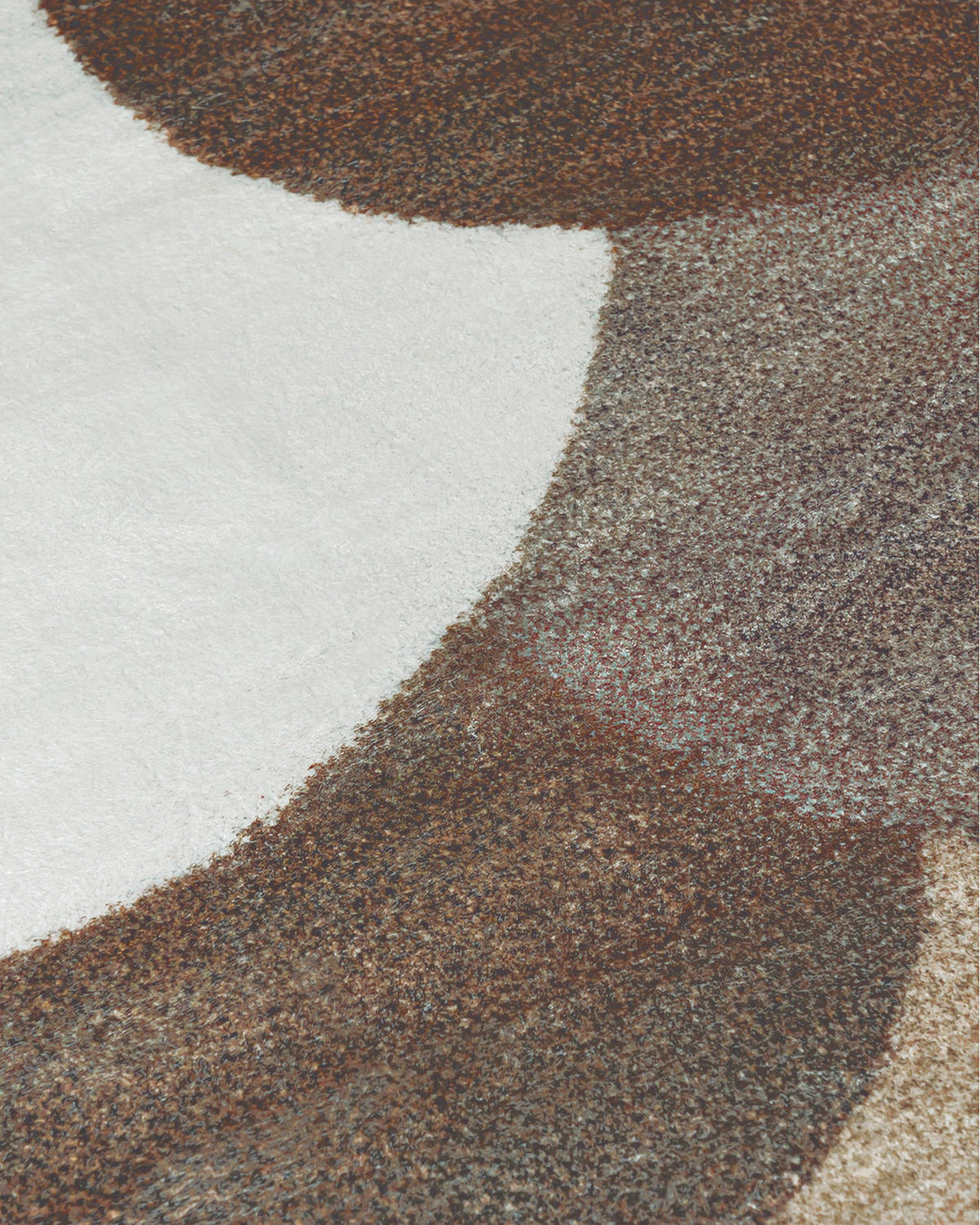 TEPPICH Lonato Vari Mazovia Unregelmäßige Form 120x160cm Beige Weiß Geometrisch Kurzflor - Beige, Textil (120/160cm) - Mazovia
