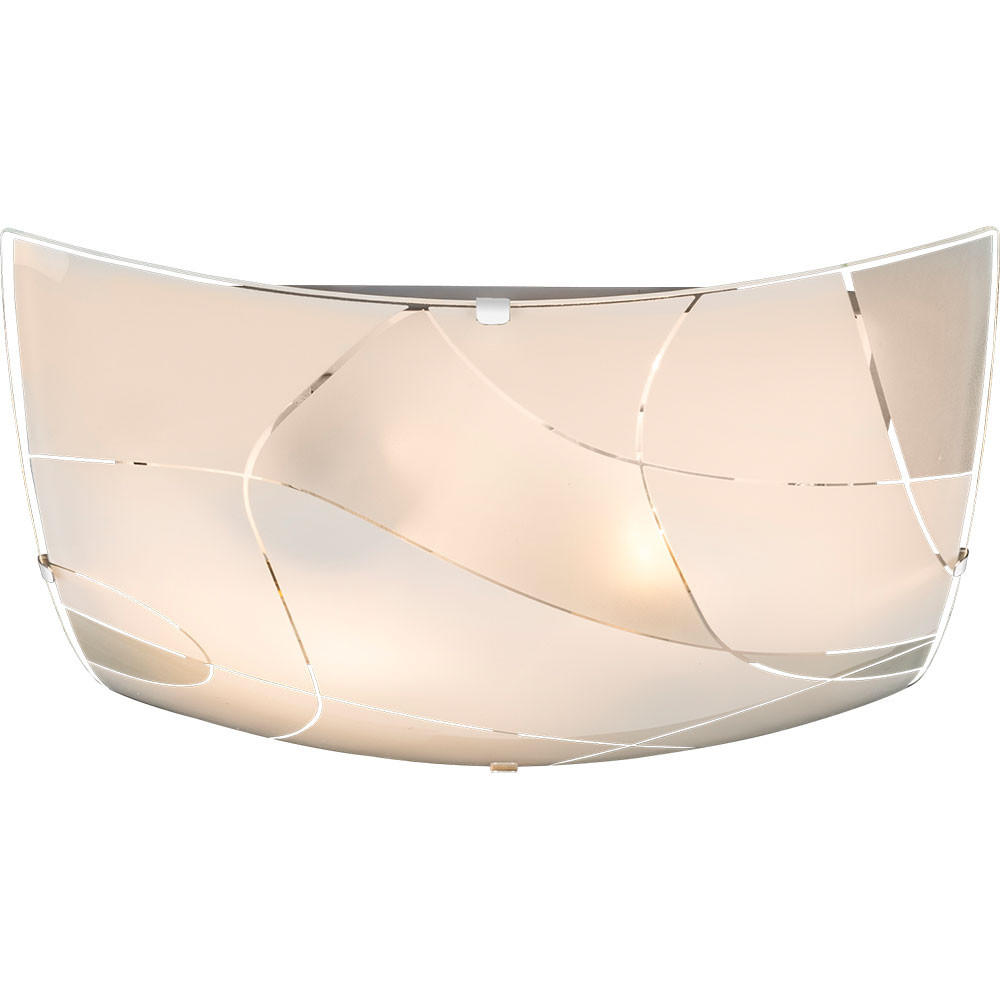 Globo Lighting Deckenleuchte Weiß 30x6.5x30 cm