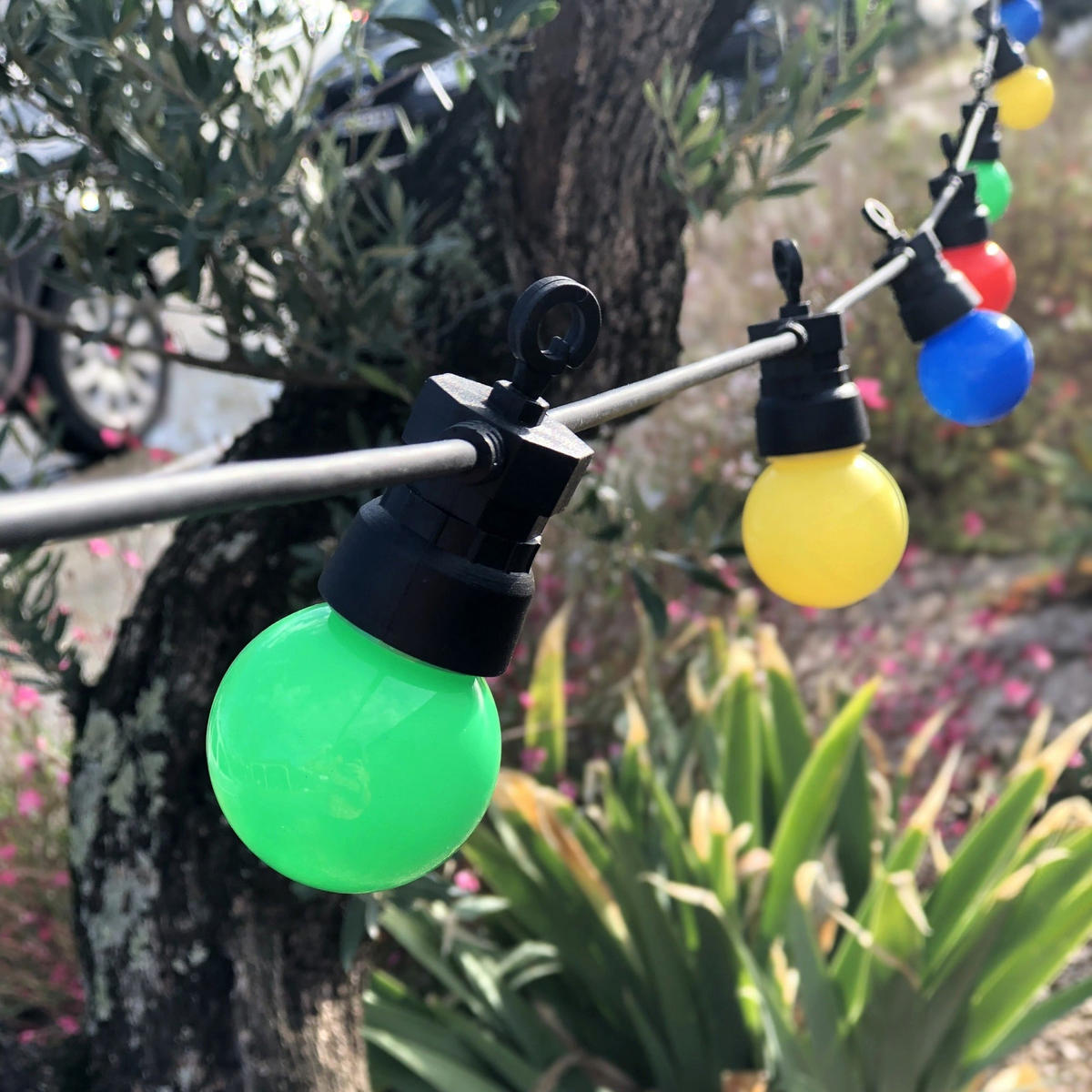 LICHTERKETTE PARTY mehrfarbig - Multicolor, Kunststoff (570cm) - Lumisky