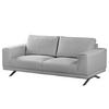 2-SITZER SOFA - Strukturstoff - Hellgrau, Textil (196/81/89cm) - home24