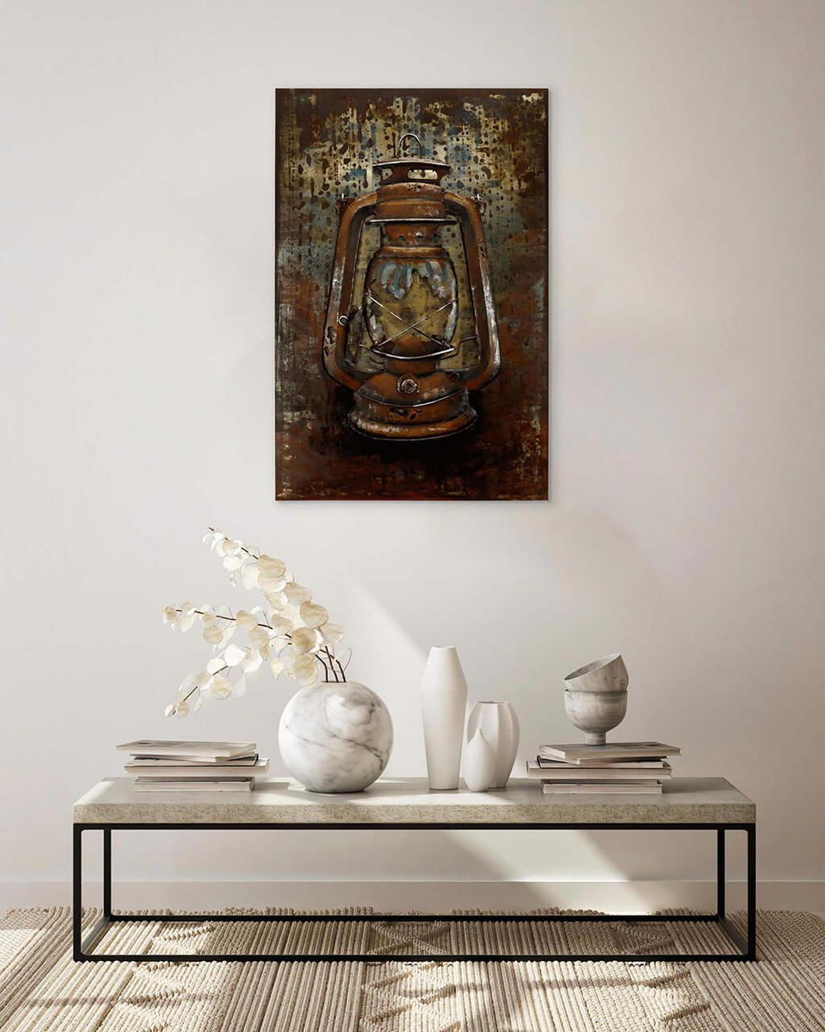 METALLBILD Braun 60/90 cm - Braun, Metall (4.5/90cm) - KUNSTLOFT