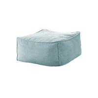 HOCKER ALEA Hellblau - Hellblau, Textil (86/38/86cm) - KAWOLA