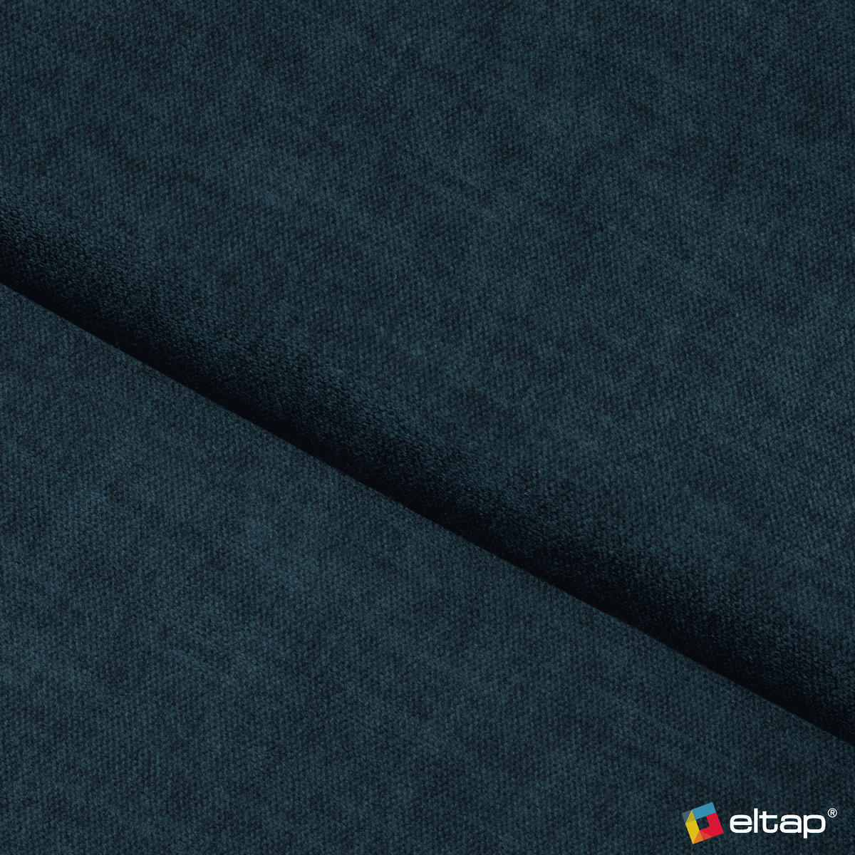 ECKSOFA mit Schlaffunktion und Bettkasten - Dunkelblau, Textil (196/265cm) - Eltap