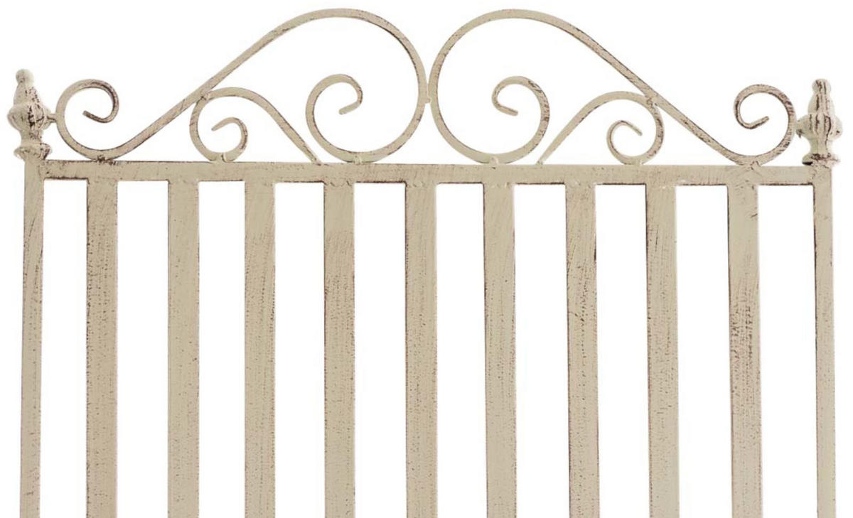 SCHAUKELSTUHL Anna 2er Set Antik Outdoor 56x90x94cm Metall Antik-Creme Gartenstuhl - Creme, Metall (56/94/90cm) - DELUKE