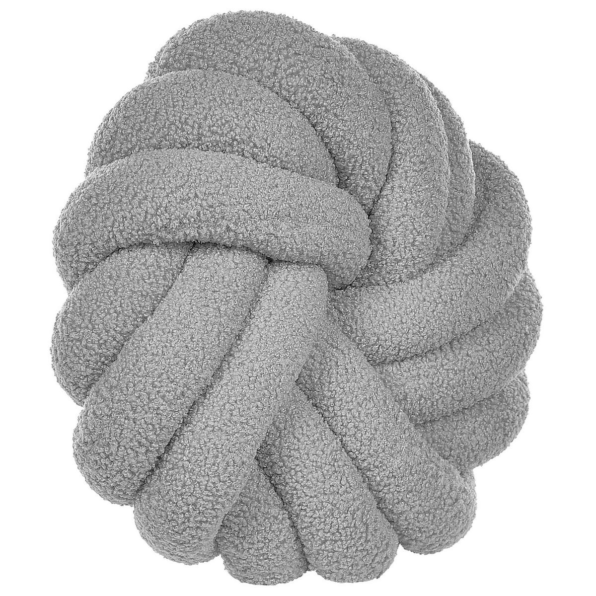 DEKOKISSEN 2er-Set Grau 31/31 cm Akola - Grau, Textil (31/31cm) - Beliani