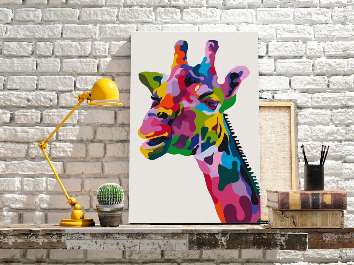 MALEN NACH ZAHLEN 40/50 cm - Multicolor, Textil (1.4/50cm) - KUNSTLOFT