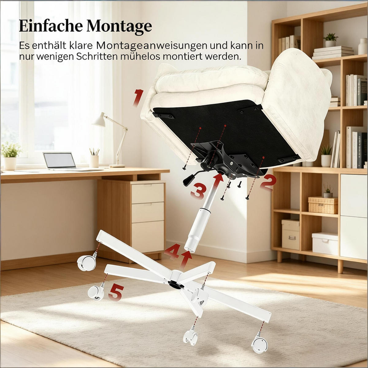 POLSTERSTUHL Beige Drehbar - Beige, Metall (68/92.5/71cm) - PANGIVO
