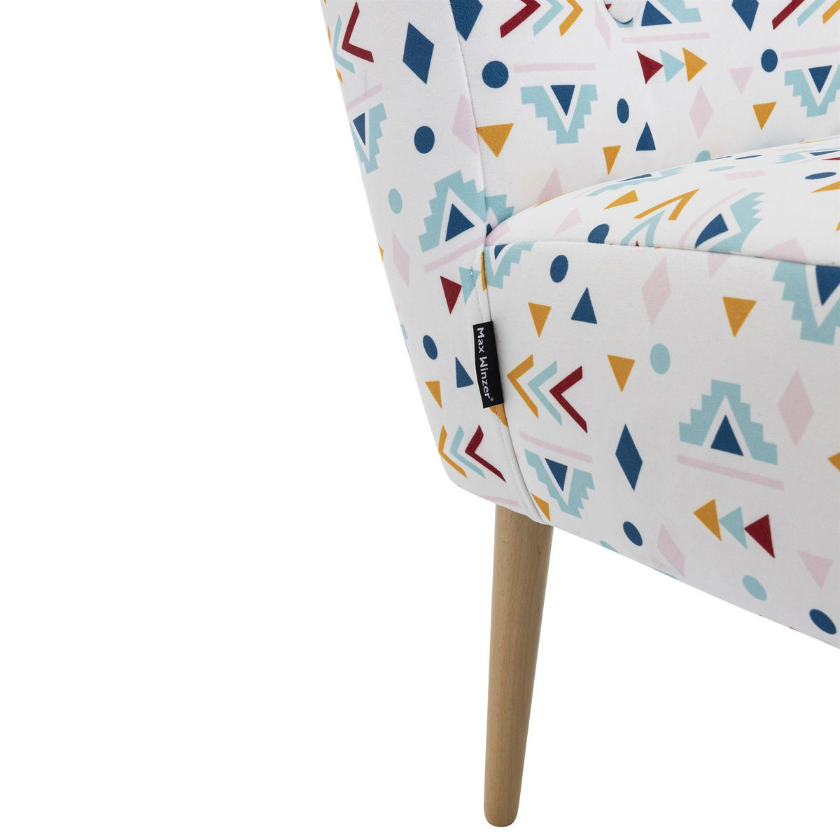 POLSTERSESSEL Kamle Flachgewebe weiß - Weiß, Kunststoff (58/78/68cm) - 58aufmkessel