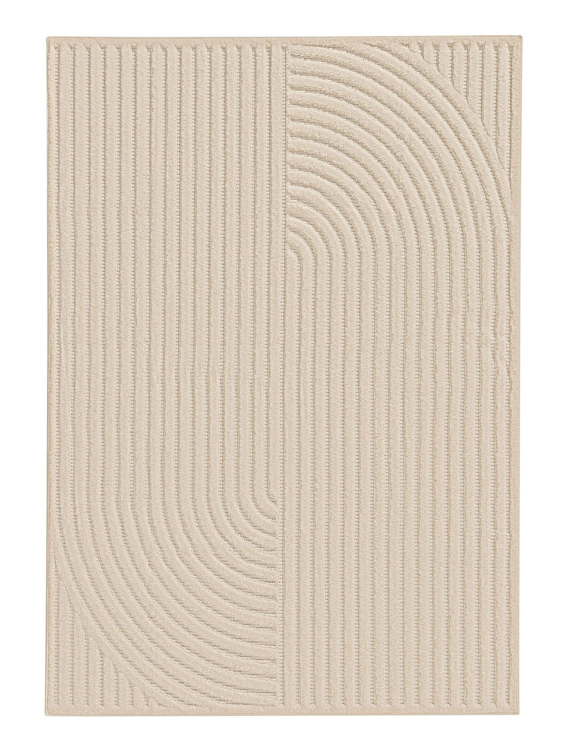 TEPPICH Leo Cream 300x400 cm - Creme, Kunststoff (300/400cm) - benuta