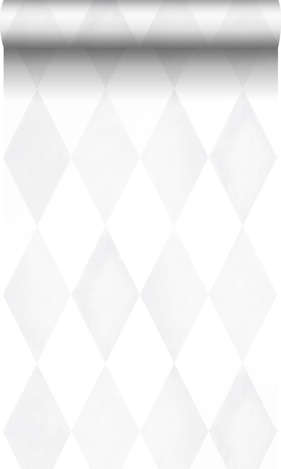 TAPETE Karomuster 53 cm x 10.05 m - Grau, Papier (53/0.1cm) - Origin Wallcoverings
