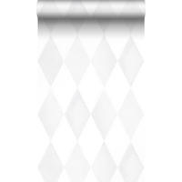 TAPETE Karomuster 53 cm x 10.05 m - Grau, Papier (53/0.1cm) - Origin Wallcoverings