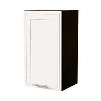 HÄNGESCHRANK Salo W2/40 Schwarz / Weiß Matt 40 / 32,5 / 72cm - Schwarz/Weiß, Holz/Holzwerkstoff (40/72/32.5cm) - Feldmann-Wohnen