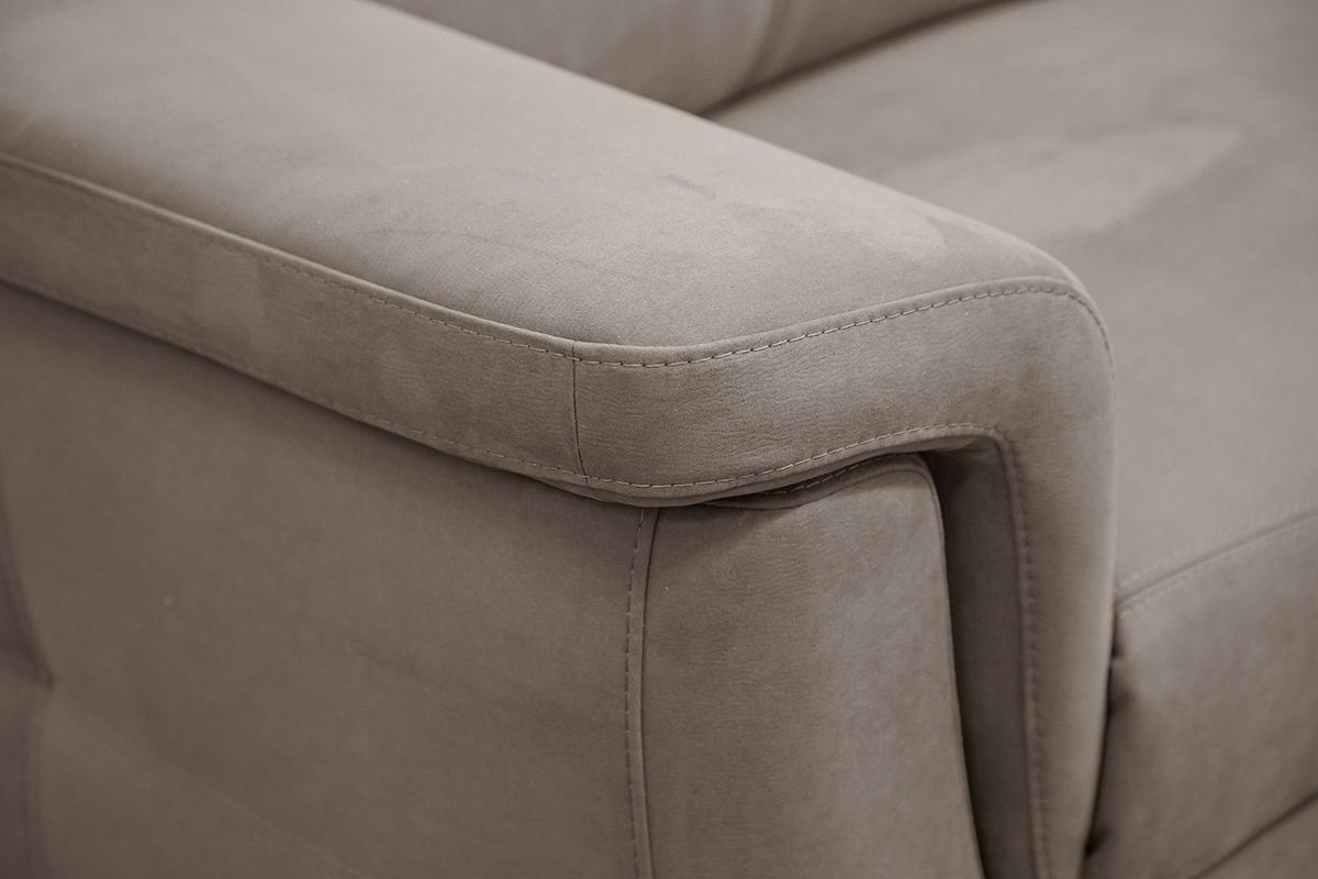 SOFA JONES 2-Sitzer, greige - Greige, Holzwerkstoff/Textil (166/102/99cm) - Courtois Laville