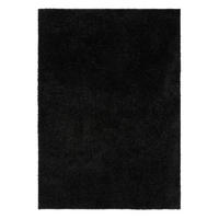 HOCHFLORTEPPICH Soho Schwarz 80x150 cm - Schwarz, Kunststoff (80/150cm) - benuta