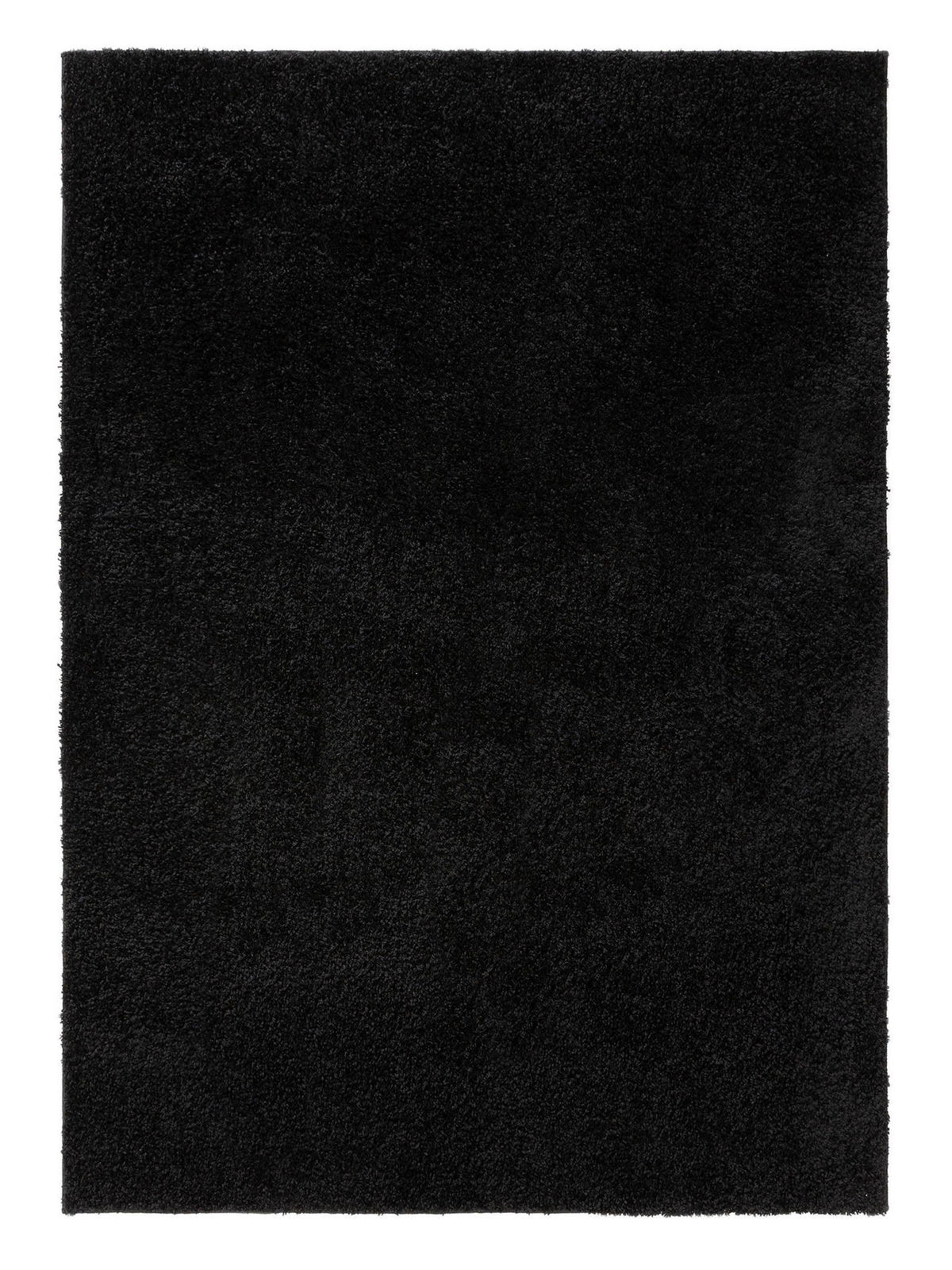 HOCHFLORTEPPICH Soho Schwarz 80x150 cm - Schwarz, Kunststoff (80/150cm) - benuta