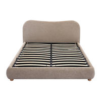 BETT mit Bettkasten - 2 Personen - stoff - taupe Vanari - Taupe, Holz/Textil (140/190cm) - Vente-Unique