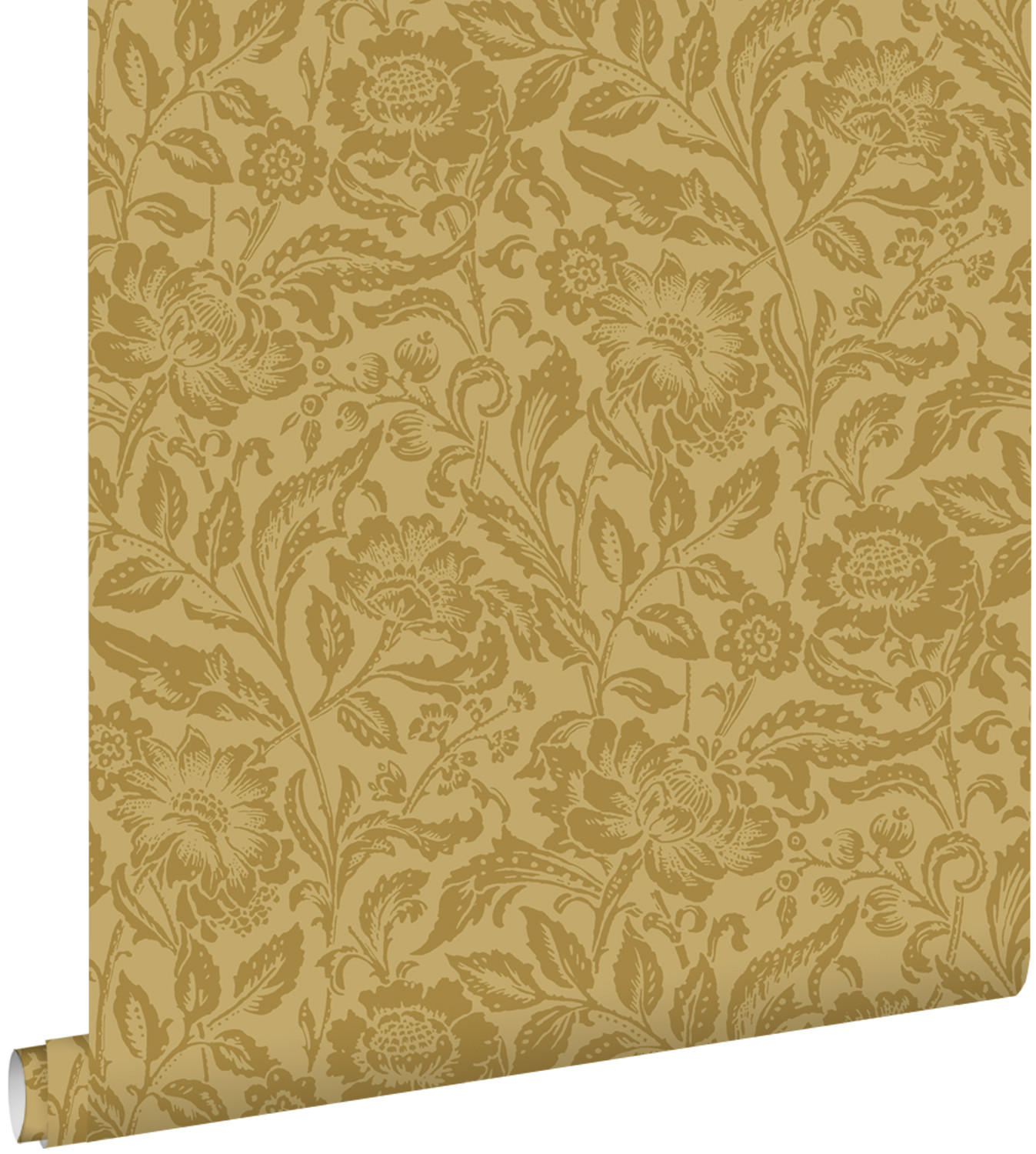 TAPETE Blumenmuster 50 x 900 cm - Grün, Papier (50/900cm) - ESTAhome