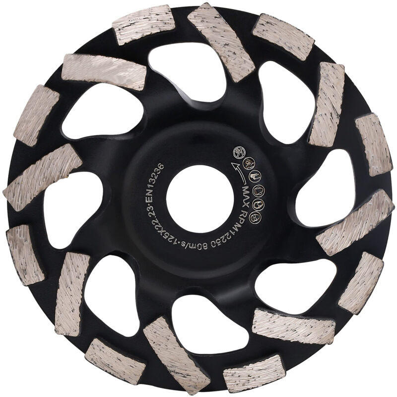 DCA Schleifscheibe Schwarz 12.5x1x12.5 cm