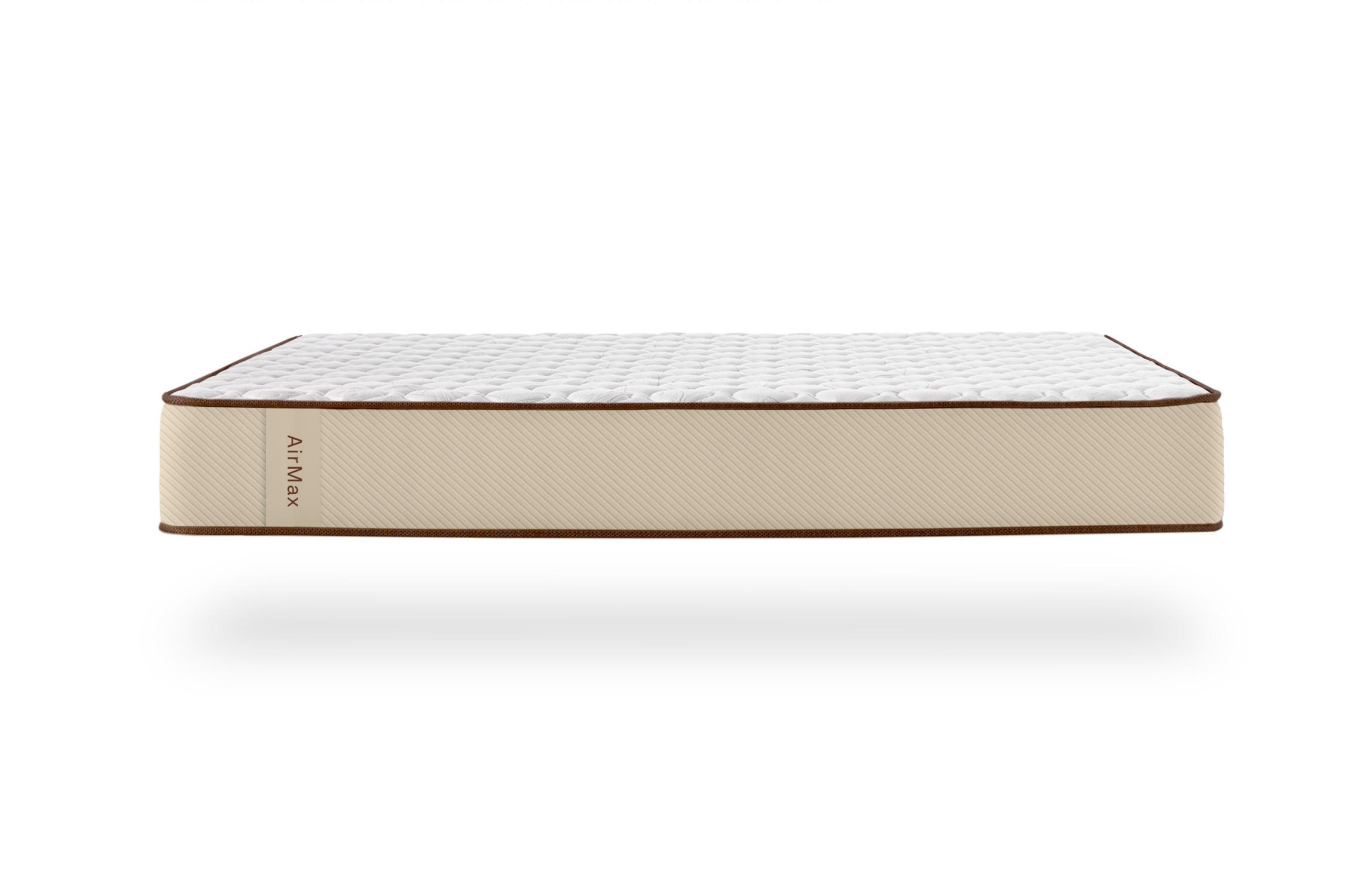 MATRATZE Air Max Braun 21 cm - 160X200 cm - Beige, Textil (160/200cm) - Moonia