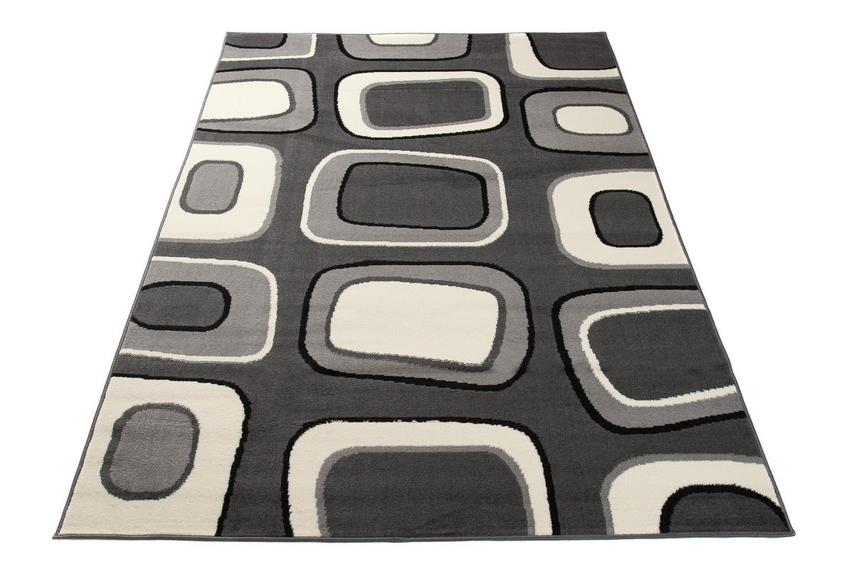 TEPPICH DREAM Dunkelgrau 120/170 cm - Dunkelgrau, Textil (120/170cm) - Tapiso