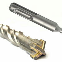HAMMERBOHRER für SDS-PLUS 4-Schneider Ø 6,0mm x 210mm Länge - Ahornfarben, Metall (23/1.5/1.5cm) - KLASEBO