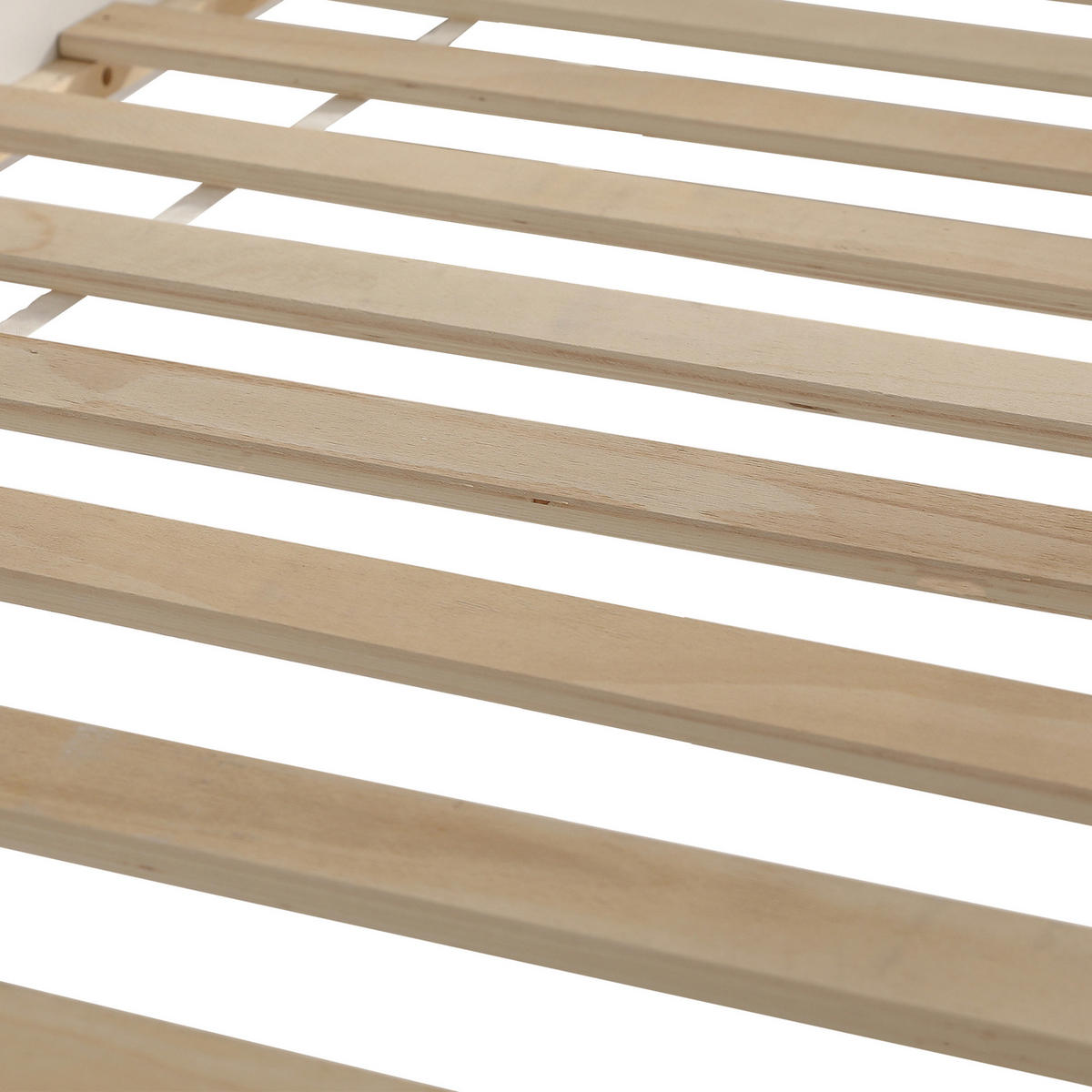 SPIELBETT 90/200 cm DE-00483, in Weiß+Natur, Rutsche, Leiter und abnehmbarem Regal - Weiß, Holz (90/200cm) - ComfortXL