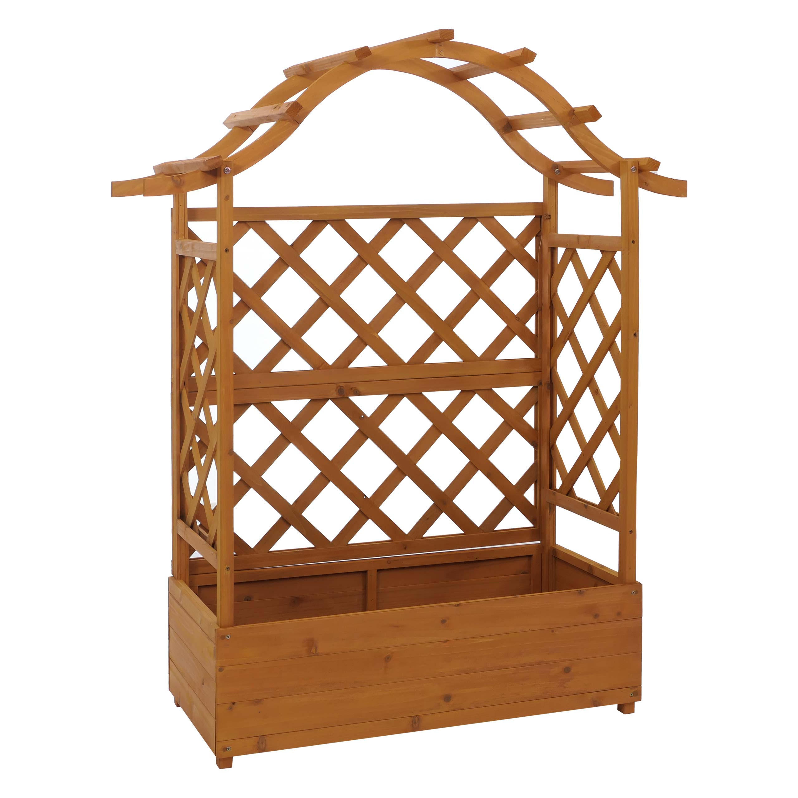 HOCHBEET Beige - Beige, Holz (110/138/44cm) - MCW