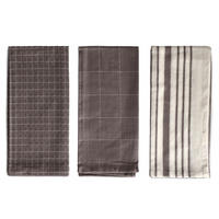 KÜCHENHANDTUCH-SET Trini - Grau, Textil (40/60cm) - home&you