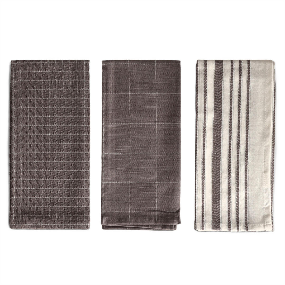 KÜCHENHANDTUCH-SET Trini - Grau, Textil (40/60cm) - home&you