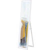 GANZKÖRPERSPIEGEL 40 x 160 cm Standspiegel mit LED Lichte, Weiß - Weiß, Glas (40/160/5cm) - HOMCOM