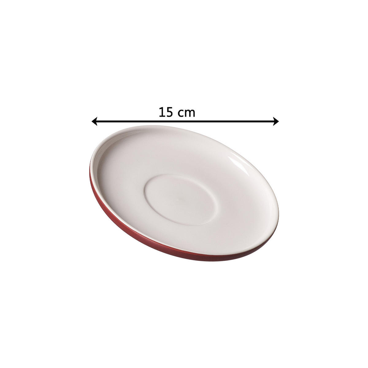 KAFFEEUNTERTASSEN Jasper beere ø 15.0 cm 6er Set - Beere, Keramik (15cm) - Ritzenhoff Breker