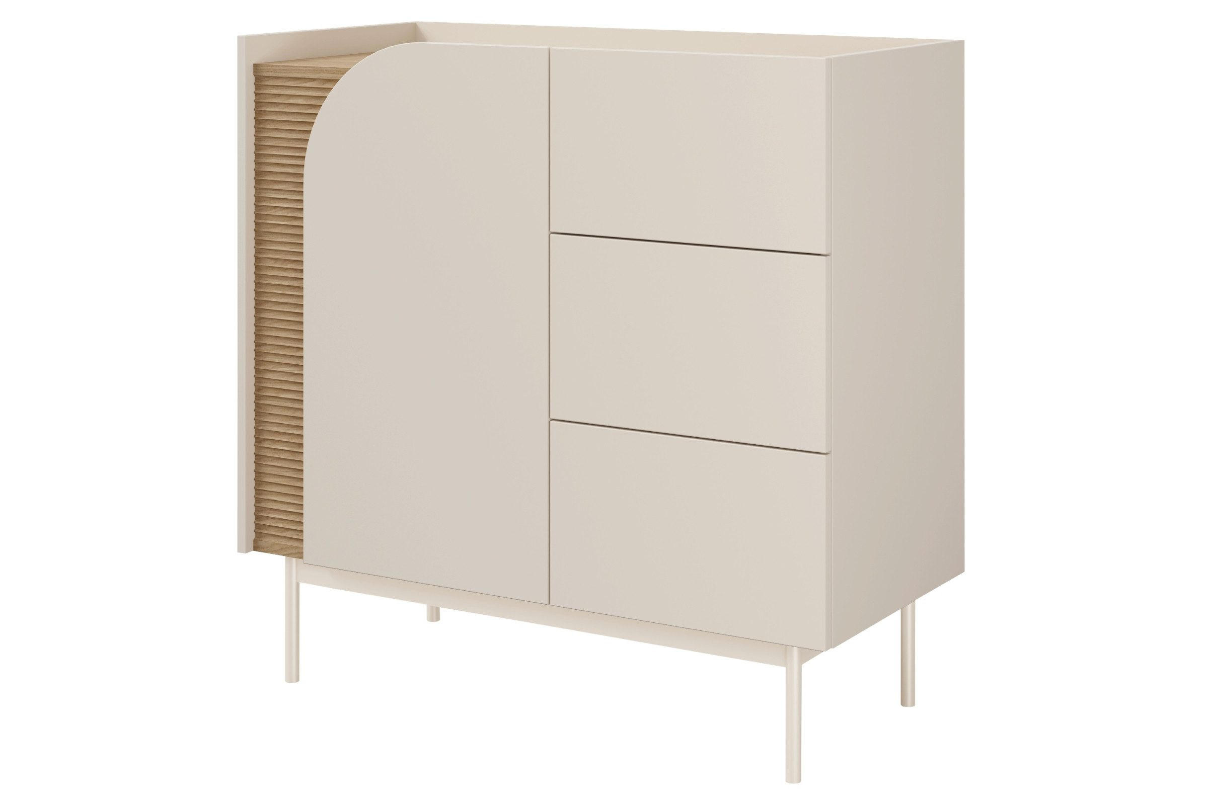 Deine Möbel 24 Kommode Kaschmir 90x90x42 cm