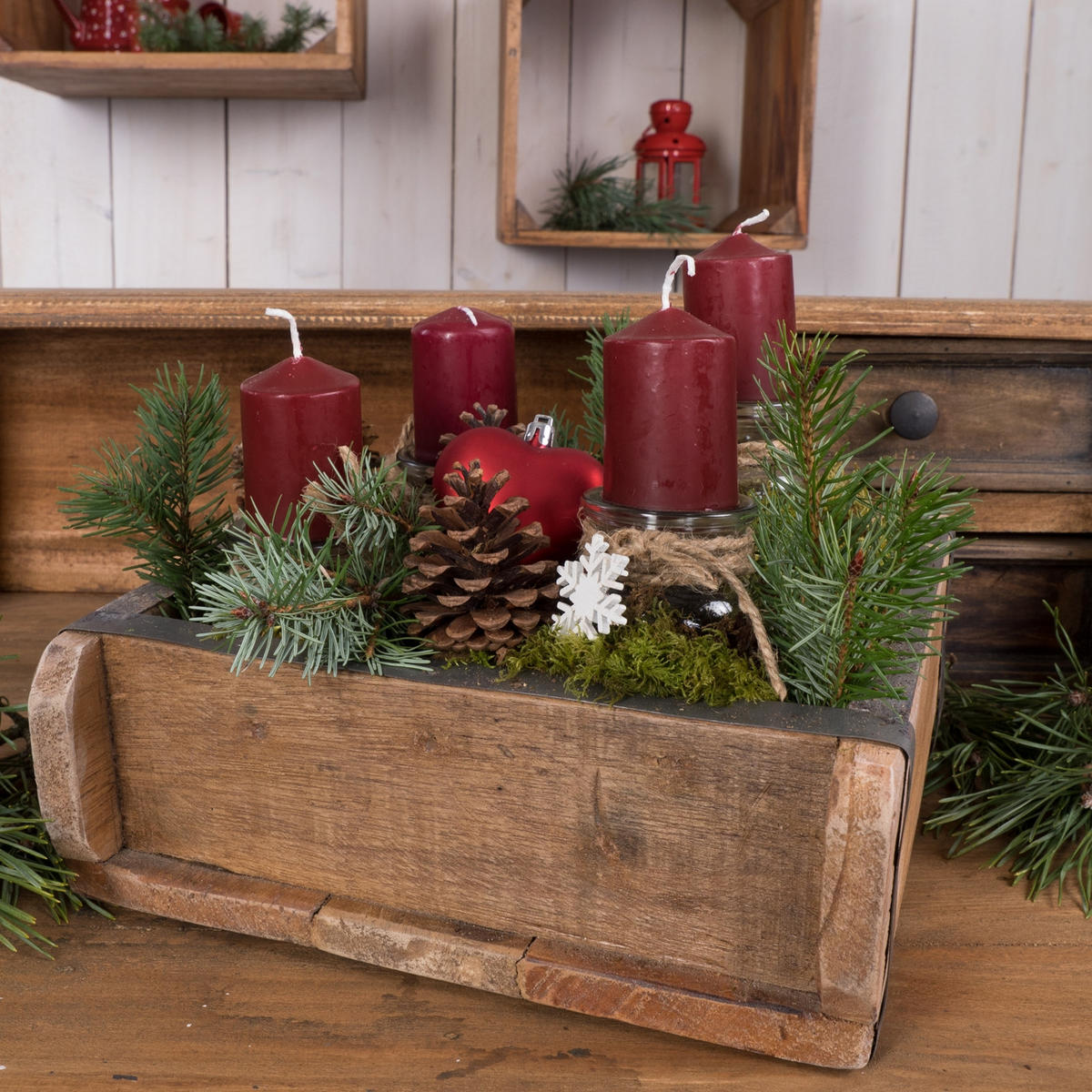 HOLZKISTE Brick Massivholz, Ziegelform - Naturfarben, Holz (9cm) - DESIGN DELIGHTS