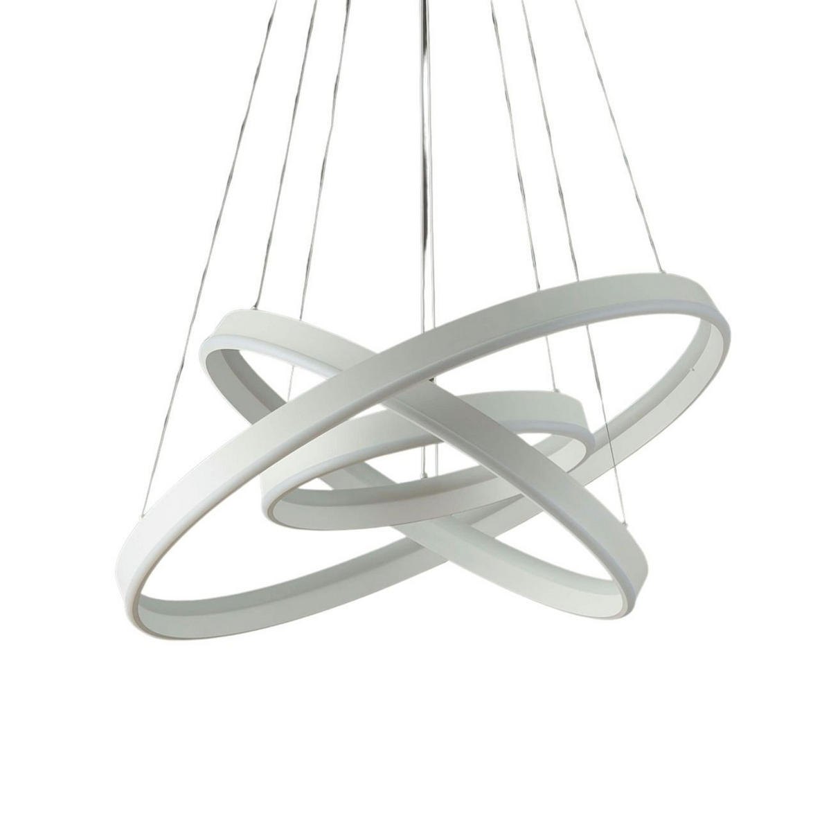 HÄNGELEUCHTE Nettuno, Weiß, 150cm - Weiß, Metall (80/80/150cm) - KOSILUM