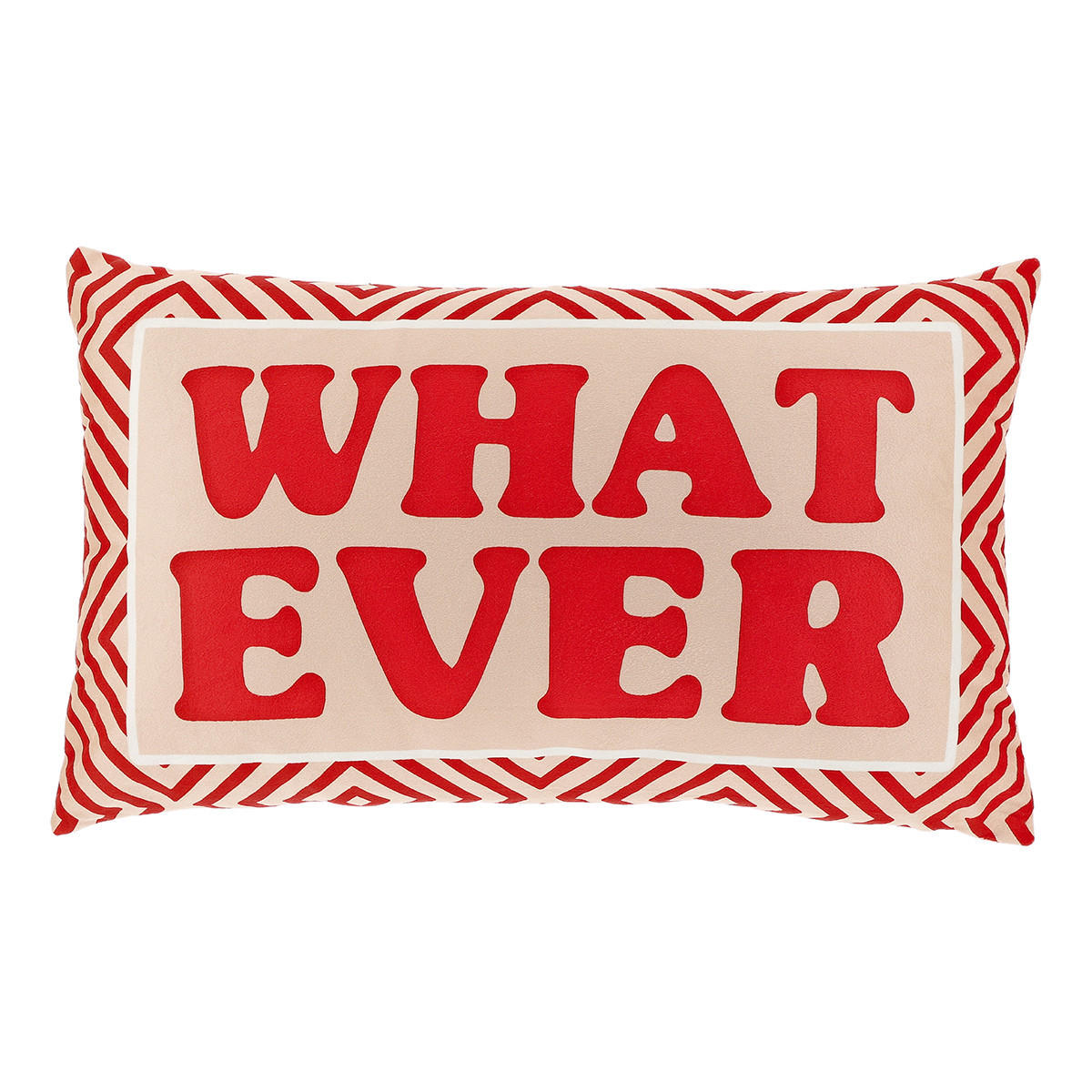 DEKOKISSEN Tekst Mehrfarbig 30/50/8 cm - Multicolor, Textil (50/30cm) - Unique Living