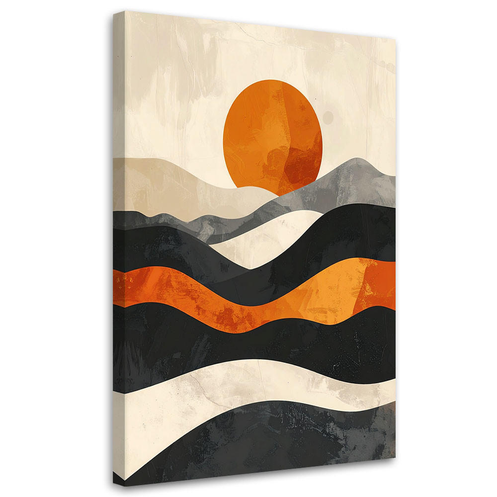 Feeby Leinwandbilder, Orange 40x60 cm