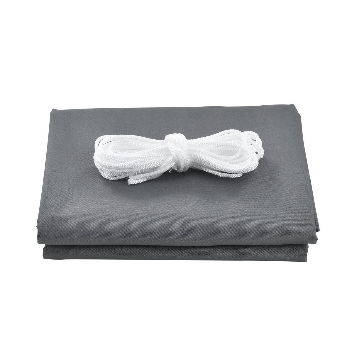 SONNENSEGEL Lerma quadratisch - Dunkelgrau, Textil (400/400cm) - [en.casa]