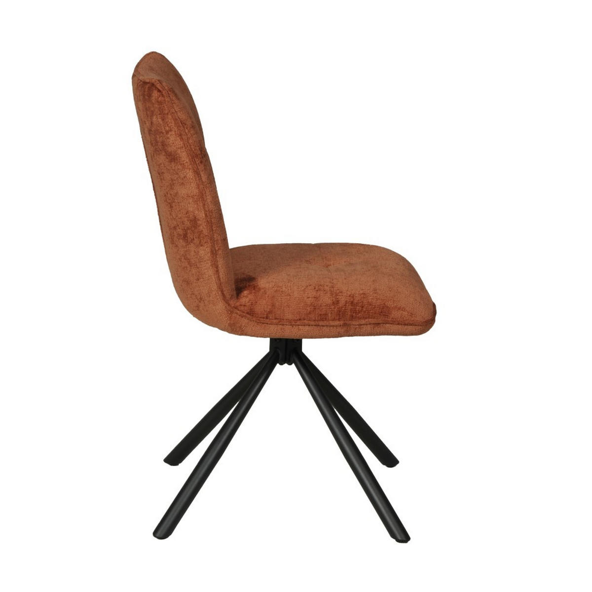 STÜHL/ CORTINA - Ziegelbraun - Rotbraun, Metall (47/87.5/58cm) - Weber Industries