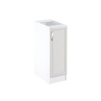 UNTERSCHRANK D30 – Sycylia Weiß – Weiß / Creme / Links - Creme/Weiß, Holzwerkstoff (30/82/47cm) - ROYAL24_MARKT