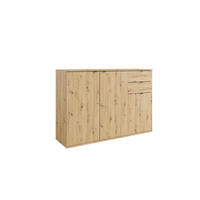 KOMMODE Eiche Artisan 120/82,5/35 - Eiche Artisan, Holzwerkstoff (120/83/35cm) - RAUMHIRSCH FURNITURE