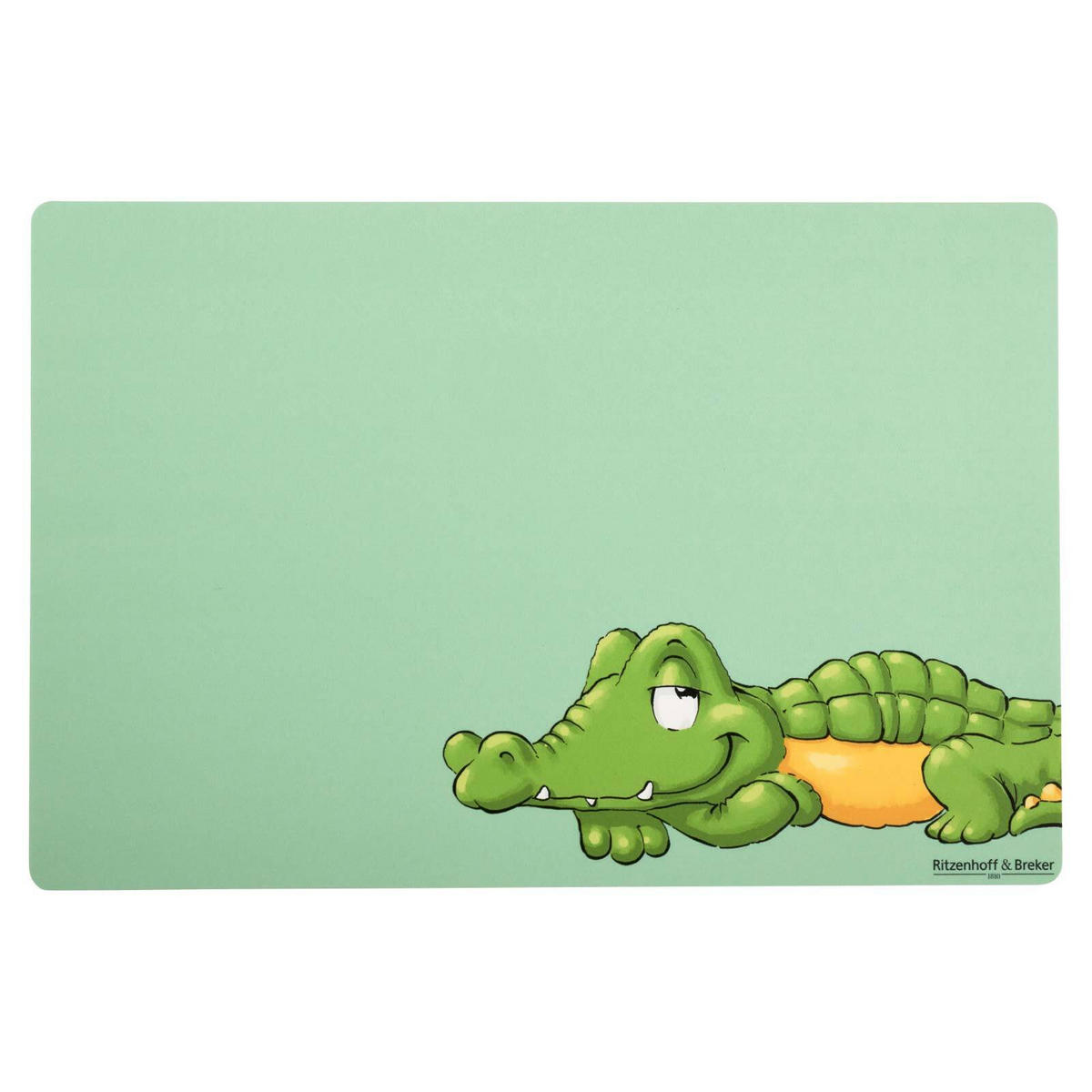 KINDERGESCHIRR Happy Zoo Krokodil 8er Set - Grün, Keramik (1/1/1cm) - Ritzenhoff Breker