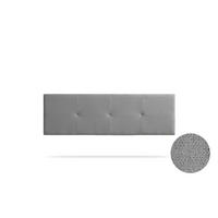 KOPFTEIL gepolstert ALTEA Aqualine 160x50x5 cm - Hellgrau - Moonia - Hellgrau, Holz (160/5/50cm)