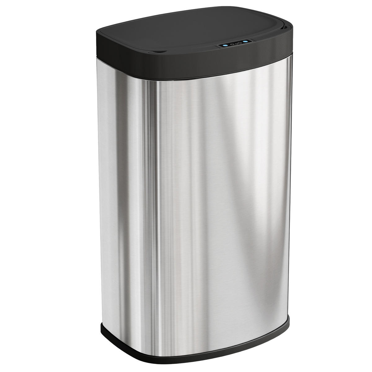 ABFALLEIMER Silberfarben 1 Stück - Silberfarben, Metall (28.5/69/38cm) - GiPP
