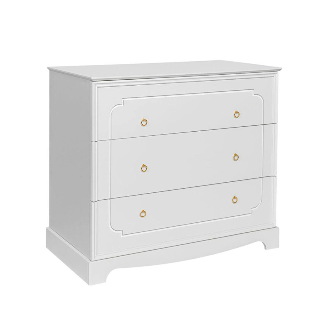 KINDERKOMMODE Royal Weiß - Weiß, Holzwerkstoff (103/90/50cm) - Petits-meubles
