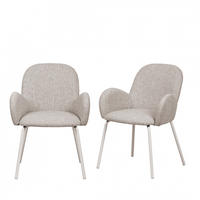 ESSZIMMERSTUHL - Heathergrau - 2er-Set - Hellgrau, Textil (62/82/60cm) - Drawer