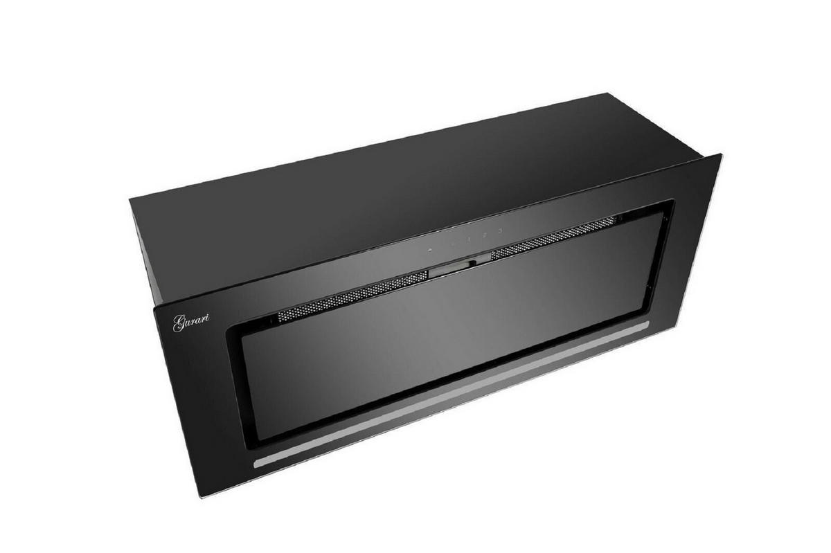 DUNSTABZUGSHAUBE GCH E 217 BL 52 PRIME + Umluftset, 52 cm Schwarz - Schwarz, Metall (52/29.5/23.5cm) - Gurari