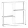 KONSOLENTISCH Strömstad - Weiß, Metall (26/80/80cm) - [en.casa]