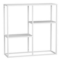 KONSOLENTISCH Strömstad - Weiß, Metall (26/80/80cm) - [en.casa]