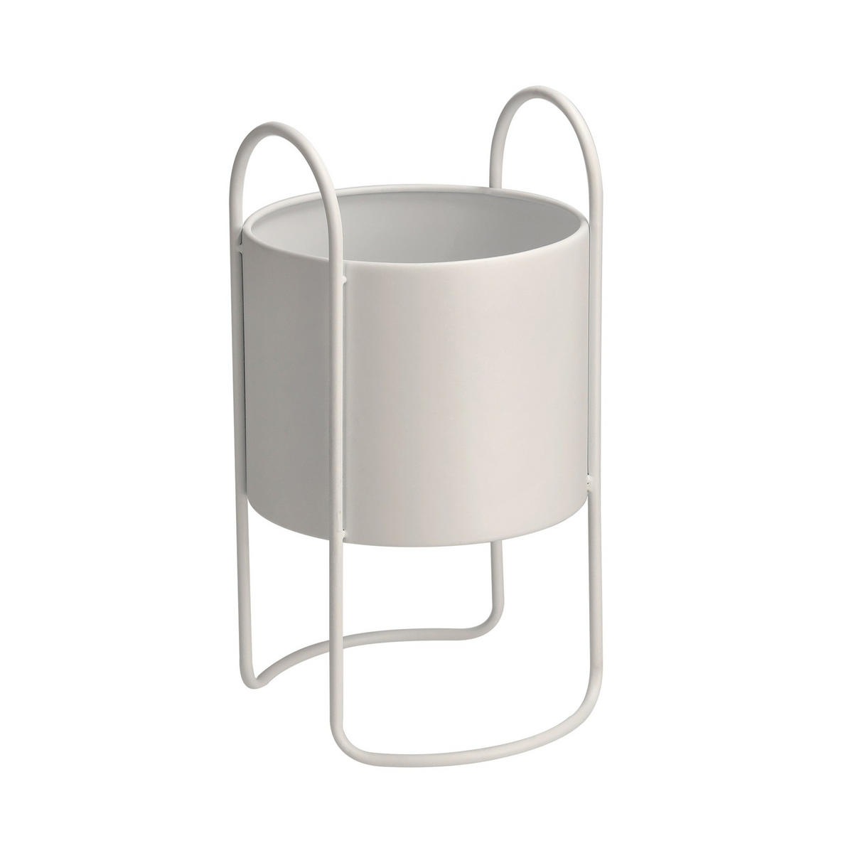 BLUMENTOPF Zenara - Weiß, Metall (22/40cm) - home&you