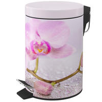 KOSMETIKEIMER Blooming - Pink/Hellrosa, Kunststoff/Metall (17/25/25cm) - Sanilo